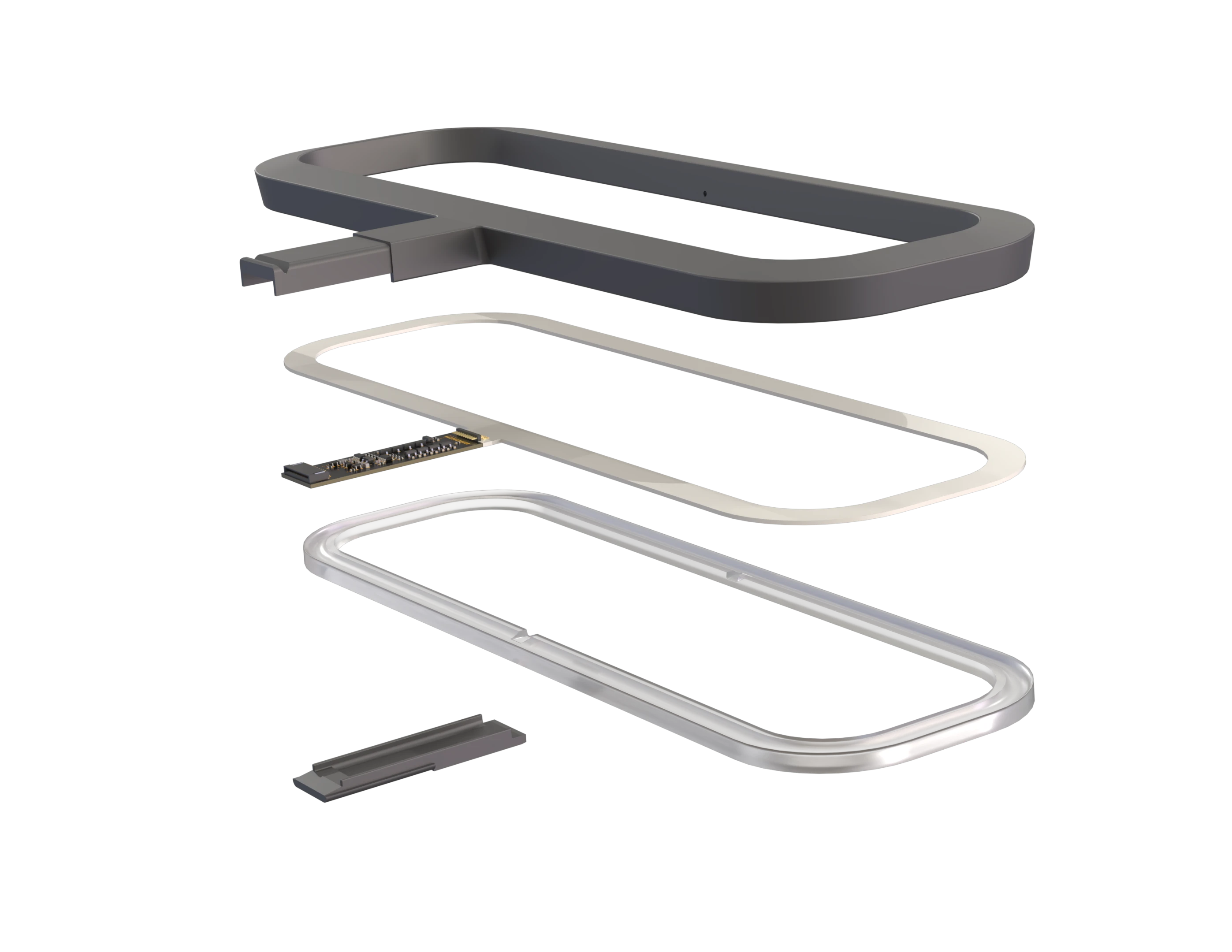 Cradle — fully exploded view